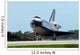 Space Shuttle Endeavour Wall Decal Design 1