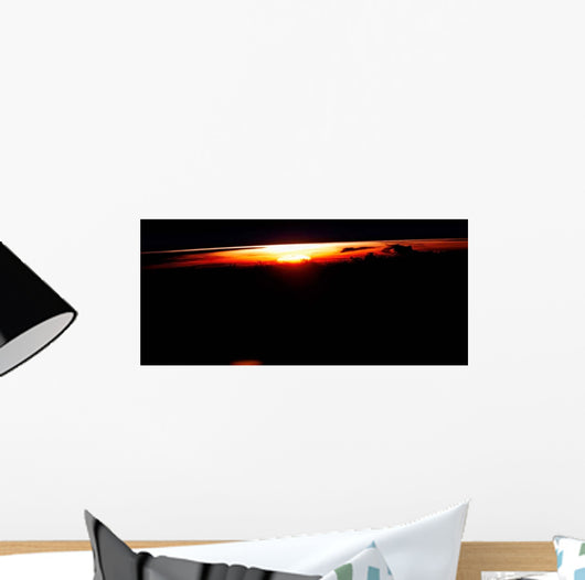 West-looking Featuring Profile Atmosphere Wall Decal