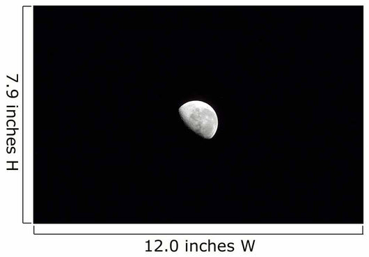 Waning Moon Wall Decal