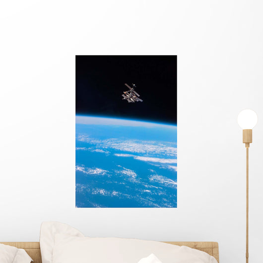 Russia's Mir Space Station Wall Decal