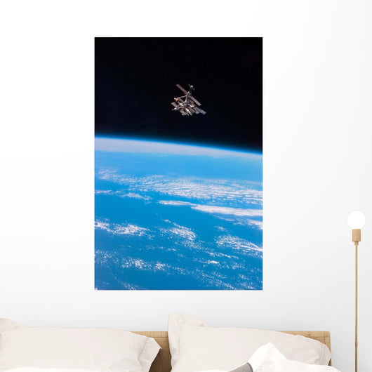 Russia's Mir Space Station Wall Decal