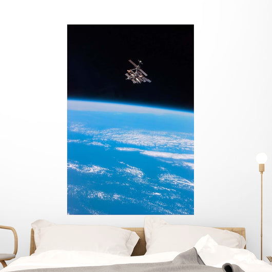 Russia's Mir Space Station Wall Decal