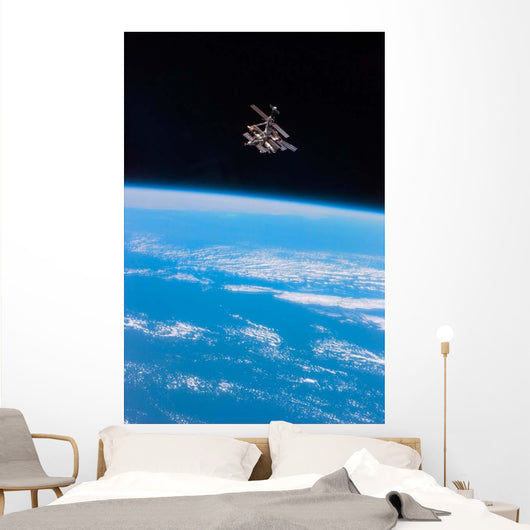 Russia's Mir Space Station Wall Decal
