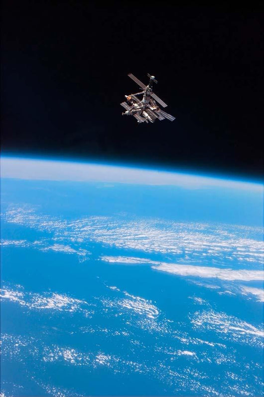 Russia's Mir Space Station Wall Decal