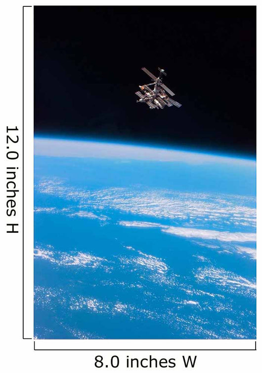 Russia's Mir Space Station Wall Decal
