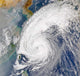 Satellite Image Typhoon Wall Decal