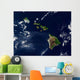 Hawaiian Islands Wall Decal Design 1