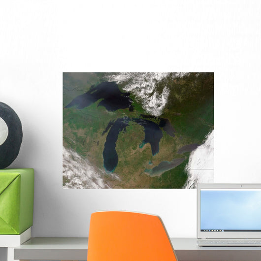 Satellite Great Lakes Wall Decal Design 4