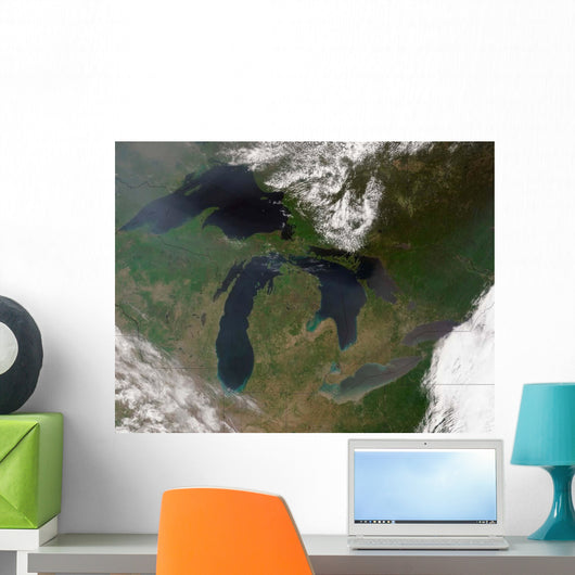 Satellite Great Lakes Wall Decal Design 4
