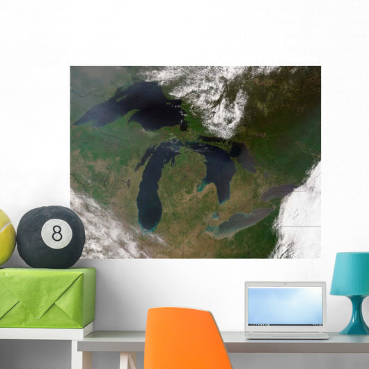 Satellite Great Lakes Wall Decal Design 4