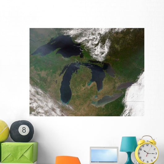 Satellite Great Lakes Wall Decal Design 4