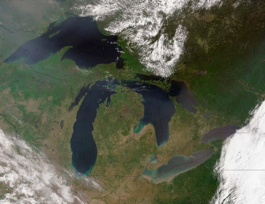 Satellite Great Lakes Wall Decal Design 4