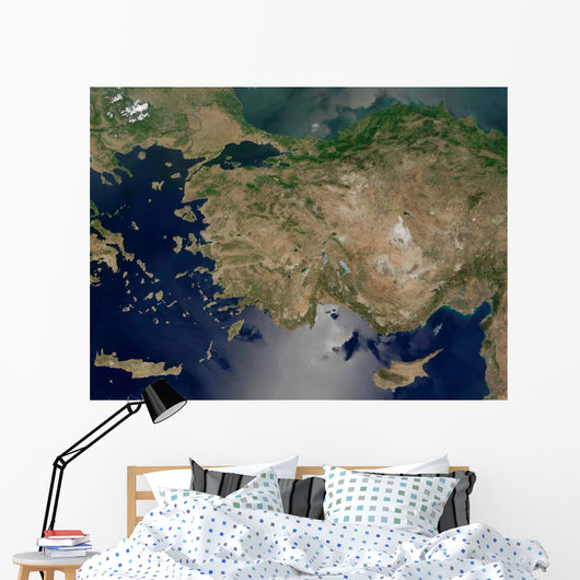 Satellite Turkey Wall Decal Design 2