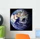 Earth from Space Showing Wall Decal Design 2