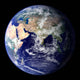 Earth from Space Showing Wall Decal Design 2