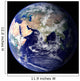 Earth from Space Showing Wall Decal Design 2