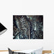 Satellite Image Mountain Range Wall Decal