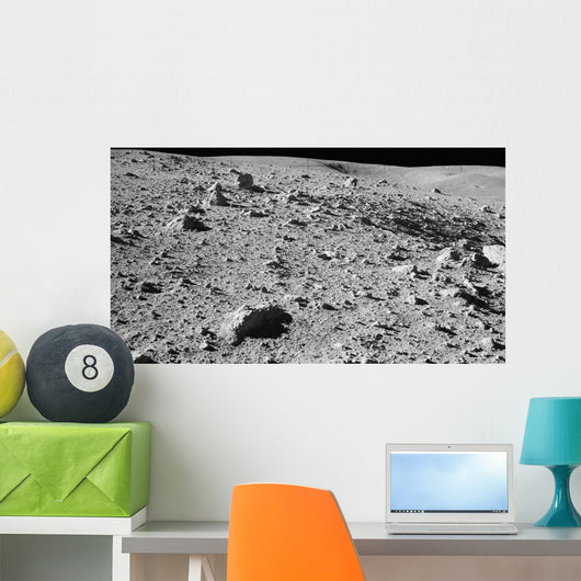 Lunar Surface Earths Moon Wall Decal Design 1