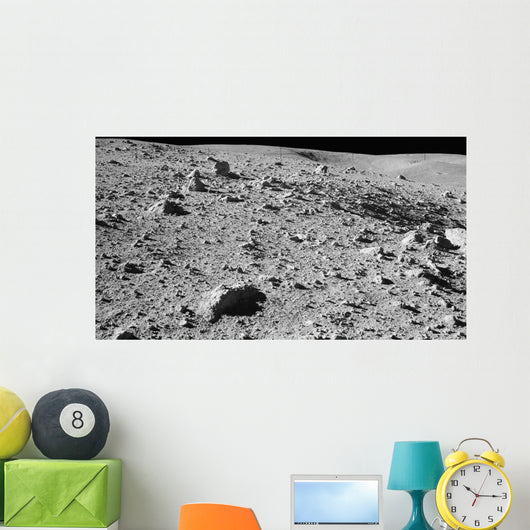 Lunar Surface Earths Moon Wall Decal Design 1