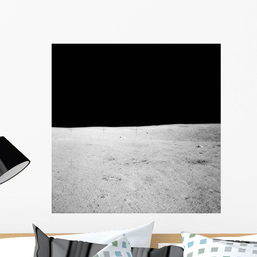 Lunar Surface Earths Moon Wall Decal Design 3