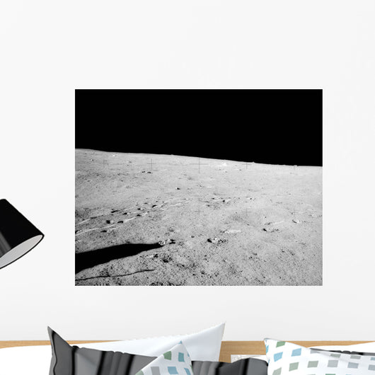 Lunar Surface Earths Moon Wall Decal Design 4
