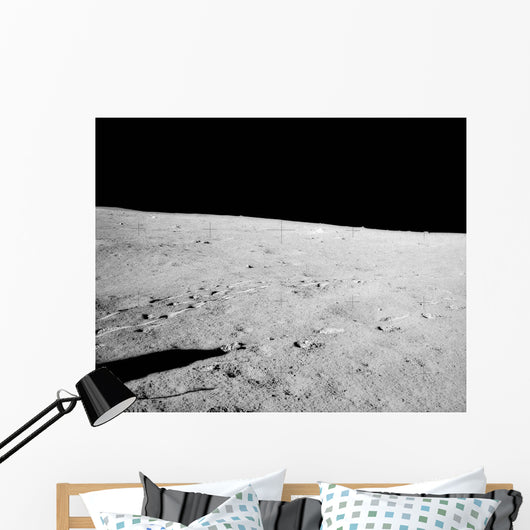 Lunar Surface Earths Moon Wall Decal Design 4