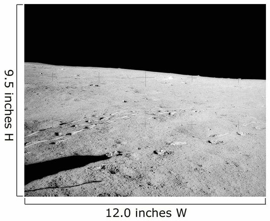 Lunar Surface Earths Moon Wall Decal Design 4