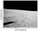 Lunar Surface Earths Moon Wall Decal Design 4