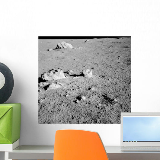 Lunar Surface Earths Moon Wall Decal Design 5