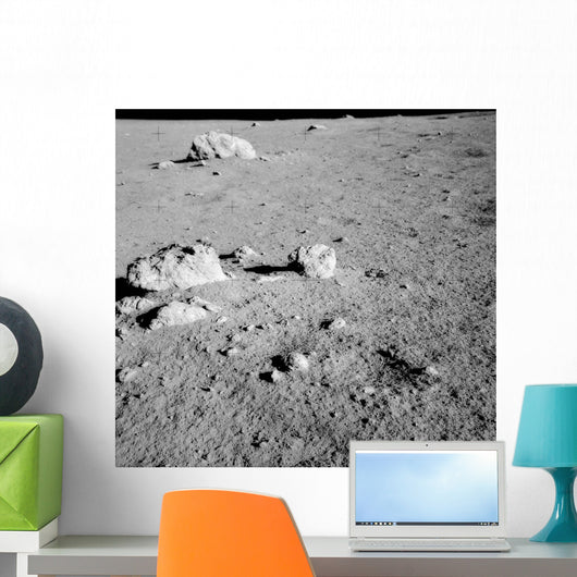 Lunar Surface Earths Moon Wall Decal Design 5
