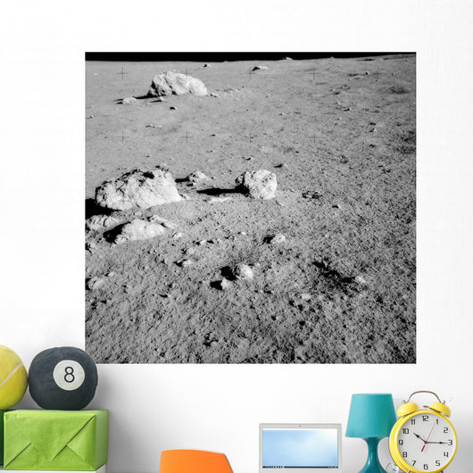 Lunar Surface Earths Moon Wall Decal Design 5