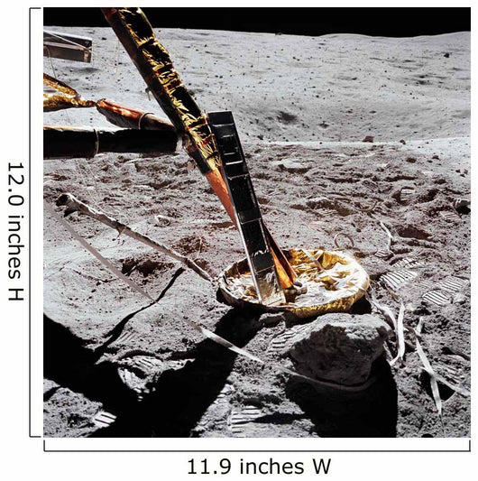 Close-up Apollo 16 Cosmic Wall Decal