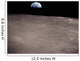 Earth Rising above Moon's Wall Decal Design 2