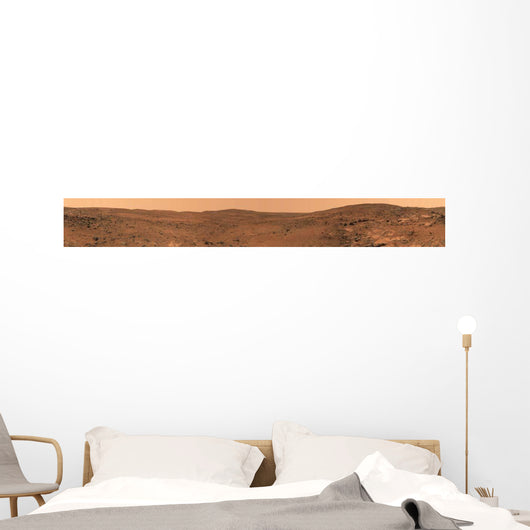 Panoramic Mars Wall Decal Design 2