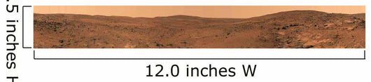 Panoramic Mars Wall Decal Design 2