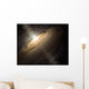 Dusty Disks Circling Star Wall Decal