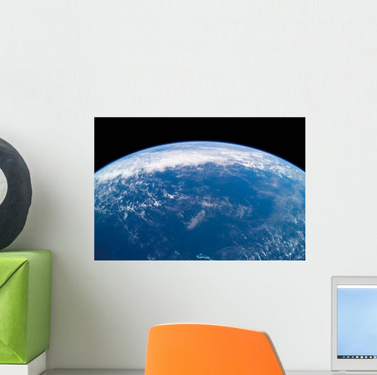 Earth's Horizon over Pacific Wall Decal