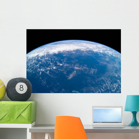 Earth's Horizon over Pacific Wall Decal