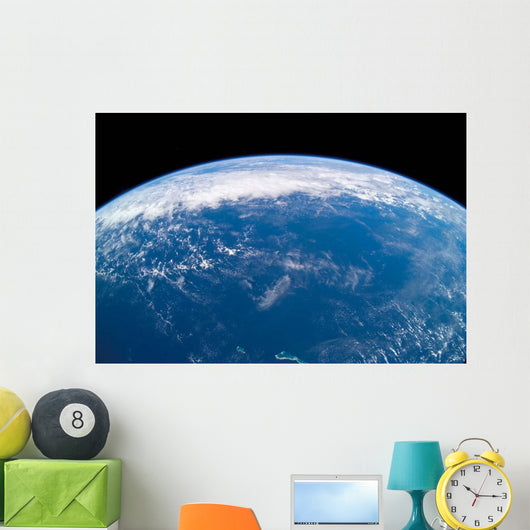 Earth's Horizon over Pacific Wall Decal