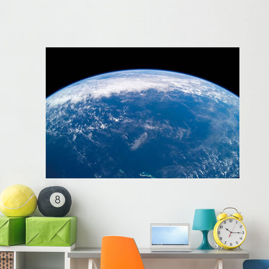 Earth's Horizon over Pacific Wall Decal