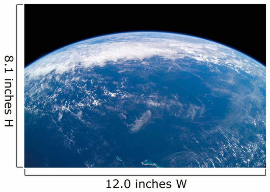 Earth's Horizon over Pacific Wall Decal