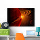 Giant Planet Orbiting Sun Wall Decal