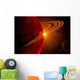 Giant Planet Orbiting Sun Wall Decal
