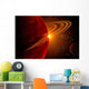 Giant Planet Orbiting Sun Wall Decal
