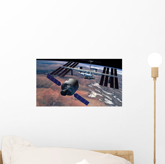 Artist's Rendition Rendezvous with Wall Decal