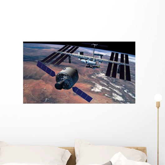 Artist's Rendition Rendezvous with Wall Decal