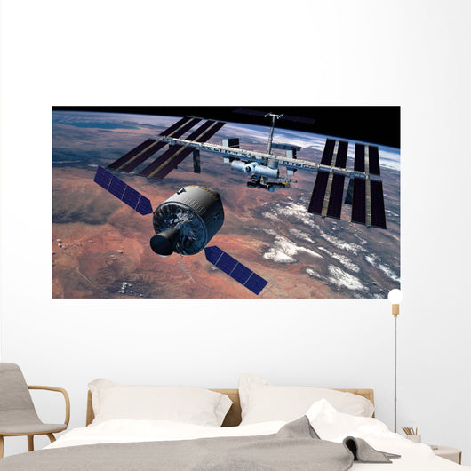Artist's Rendition Rendezvous with Wall Decal