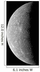 Planet Mercury Wall Decal