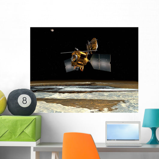 Mars Reconnaissance Orbiter Wall Decal Design 3