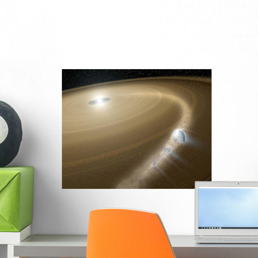 Comet Being Torn to Wall Decal